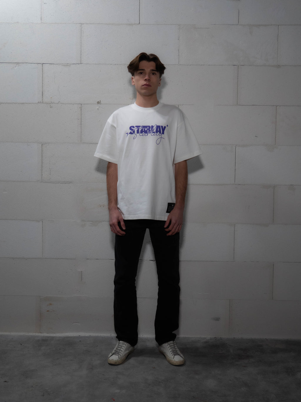 WHITE BASIC TEE
